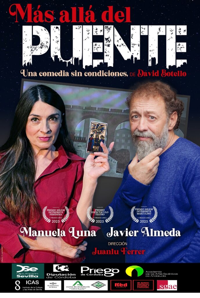 Cartel de la obra «Más allá del Puente»